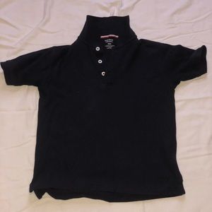 Navy blue uniform polo shirt